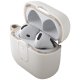 Uniq Clyde Lock dėklas, skirtas Apple AirPods 4, smėlio spalvos