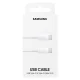 Samsung USB-C į USB-C laidas 5A 1m, baltas
