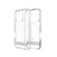 ZAGG Crystal Palace Snap Kickstand MagSafe dėklas su stovu iPhone 16 Pro, skaidrus