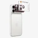 Spigen Optik Pro XL Glas.tR EZ Fit kameros apsauginis stiklas iPhone 18 Pro, Dark Cherry