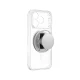 Dėklas AmazingThing Titan Pro Pop Lens skirtas iPhone 18 Pro su kameros apsauga ir stovu, skaidrus