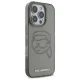 Karl Lagerfeld dėklas iPhone 16 Pro Max telefonui IML Rhinestones Karl Head, juodas