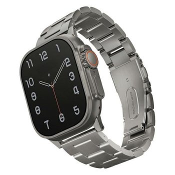 Uniq Osta nerūdijančio plieno dirželis Apple Watch 42/44/45/49mm, sidabrinis