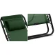 Sofotel ChillWell Folding Garden Lounger with Cushion, Green