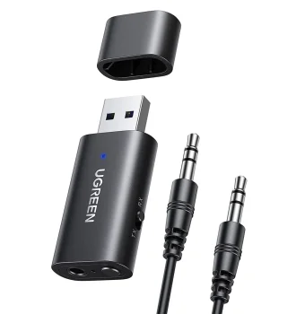Ugreen CM523 Bluetooth 5.1 Transmitter & Receiver 3.5mm Mini Jack Black