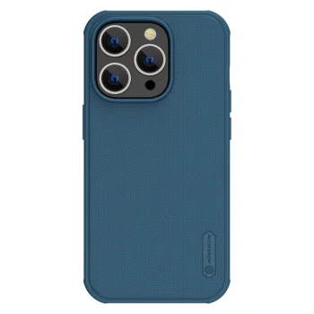 Dėklas Nillkin Super Frosted Shield Pro skirtas iPhone 14 Pro Max, mėlynas