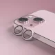 Etteri kameros apsauginis stiklas iPhone 15 / 15 Plus, rožinis