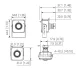 Pinhole tinklo vaizdo kamera HUM4231SP-L5-S3