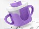 Baby Sippy Cup with Silicone Handles and Straw, 300ml, Purple