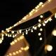 LED Star and Ball String Lights 10ft 20 LED USB Powered, Warm White