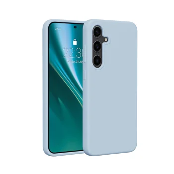 Etteri silikoninis dėklas, skirtas Samsung Galaxy S25 Plus, Šviesiai mėlynas