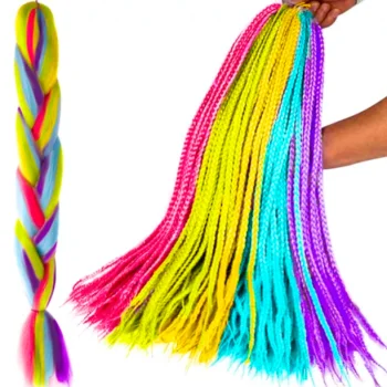 Soulima 23571 Synthetic Braiding Hair, Multicolor