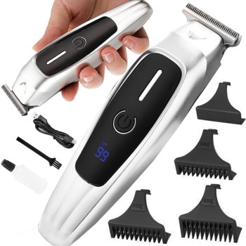 Hair and Beard Trimmer KH002 with Attachments, 7W