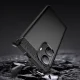 Dėklas Realme 10 Pro+ telefonui Carbon Case, juodas