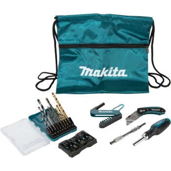 Rankinių įrankių ir priedų rinkinys Makita E-30053, 29 vnt.
