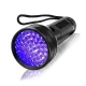 Wozinsky WLT-51L UV žibintuvėlis pėdsakams aptikti, 51 LED, IP65, juodas