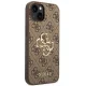 Guess 4G Big Metal Logo dėklas, skirtas iPhone 14/15/13 - Rudas