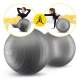 4FIZJO Peanut Air Ball Exercise Ball 45x90 cm, Grey
