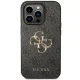 Guess dėklas iPhone 15 Pro telefonui 4G Big Metal Logo, pilkas