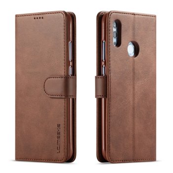 Huawei P Smart 2019 / Honor 10 Lite (POT-LX1) LC.IMEEKE PU Leather Wallet Case Cover, Coffee