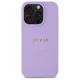 Guess Saffiano MagSafe dėklas iPhone 16 Pro telefonui, violetinis