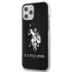 Apple iPhone 12 Pro Max 6.7\'\' US Polo Shiny Big Logo Case Cover (USHCP12LTPUHRBK), Black