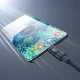 Choetech XCC-1068 PD 60W USB-C į USB-C laidas su ekranu 1.2 m, mėlynas