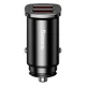 Baseus Square smart car charger 2x USB QC3.0 Quick Charge 3.0 SCP AFC 30W black (CCALL-DS01)