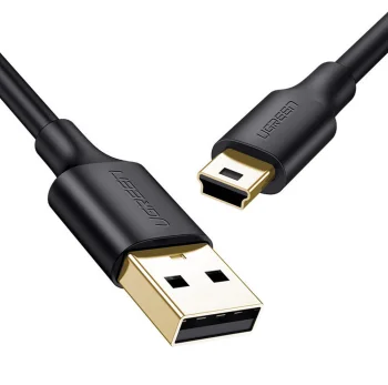 „Ugreen“ USB - mini USB laidas, 480 Mbps, 3 m, juodas