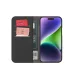 Atverčiamas dėklas Puro Wallet Detachable MagSafe 2in1 iPhone 15 Pro Max, juodas