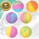 Mavandys vonios rutuliai Rainbow Fizzing Bath Bombs, 6 vnt.