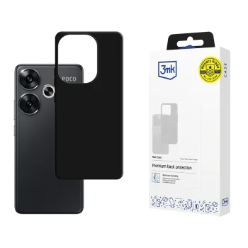 3mk Matt Case dėklas Xiaomi Poco F6, juodas
