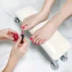 Professional Manicure Arm Rest for Nail Techs, White