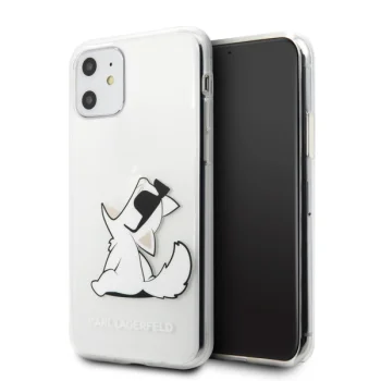 Karl Lagerfeld Choupette Fun Case for iPhone 11 / XR, Transparent
