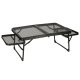 Sulankstomas kempingo stalas LUARO KX3186_1, 87x40x27 cm, juodas