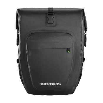 Rockbros AS-001 Waterproof Bicycle Trunk Bag 20-27L - Black