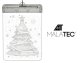 Malatec kalėdinė 3D LED lango dekoracija, eglutė