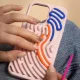 TFO DIY Snake dėklas telefonui iPhone 17 Pro Max 6,9\", rausvas
