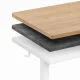 ModernHome elektrinis reguliuojamo aukščio stalo rėmas 72-118 cm, baltas