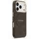 Guess Peony Hot Stamp MagSafe dėklas iPhone 17 Pro telefonui, rudas