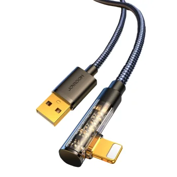 Joyroom S-UL012A6 Angled Lightning to USB Cable 2.4A 1.2m Black