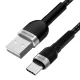 Wozinsky WNBAC2 USB-A į USB-C laidas, 2.4A, 2m, Juodas