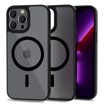Tech-Protect MagMat MagSafe dėklas iPhone 13 Pro, Matte Black