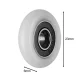 Castors for Shower Cabin Ruhhy 25513