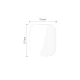 Tech-Protect Supreme hidrogelio plėvelė Apple Watch 10 42mm, skaidri (2 vnt.)