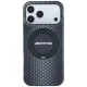 Dėklas Mercedes AMG iPhone 18 Pro Max / 17 Pro Max su MagSafe stovu, juodas