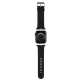 Karl Lagerfeld 3D Rubber Choupette Head dirželis Apple Watch, juodas