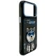 Nimmy Cool&Cute 2.0 Wolf dėklas telefonui iPhone 17 Pro, juodas