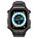 Spigen Rugged Armor Pro dėklas su dirželiu Apple Watch Ultra (49mm), juodas
