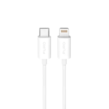 Puro TPE 20W USB-C to Lightning Cable 2m - White